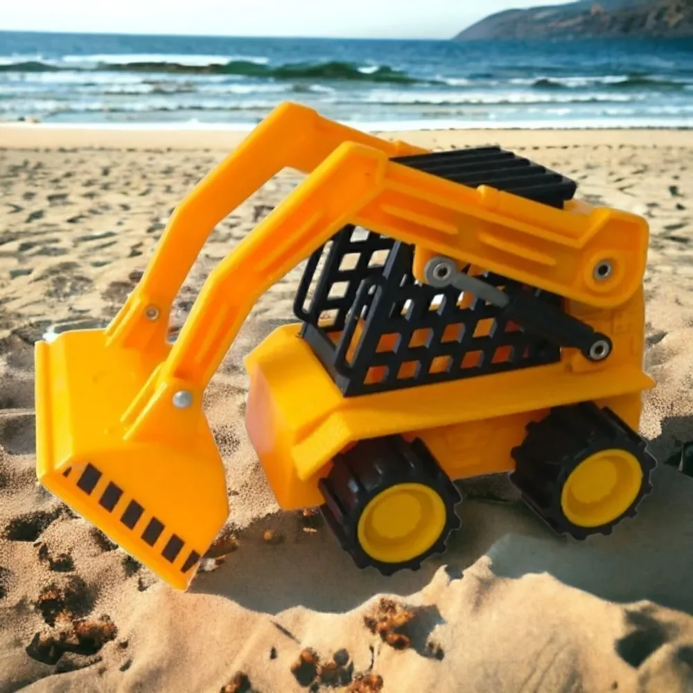 Soma Mighty Wheels Skid Steer Front End Loader Toy Vehicle Construction‎ Vtg 90s